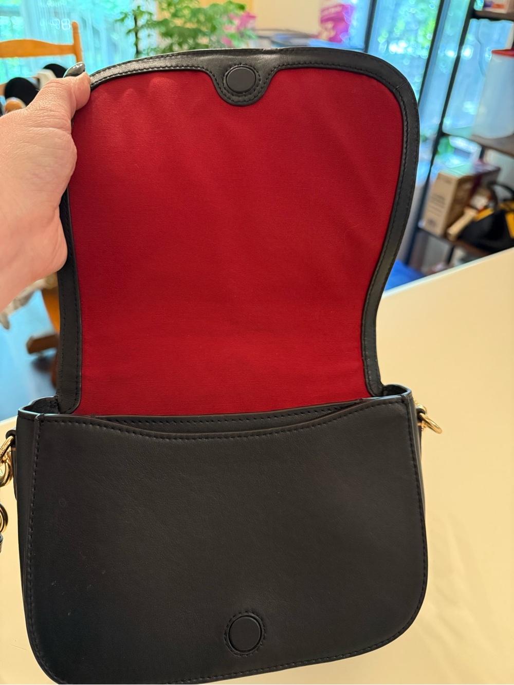 Coach Black and Brown Signature Mini Crossbody - Picture 8 of 9